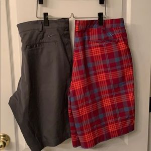 Set of 2 Nike Tour Perf. Golf Shorts, size 36